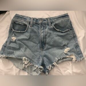 Abercrombie & Fitch Curve Love High Rise Mom Shorts